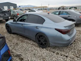 2014 Infiniti Q50 Premium with VIN JN1BV7AR2EM703991, listed as a Copart auction lot 85710924 with 193,804 mi miles and Salvage Title. Bid and sale history available at carsss.com. Image 2.
