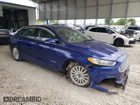 2013 Ford Fusion SE Hybrid with VIN 3FA6P0LU6DR222283, listed as a Copart auction lot 55337745 with 137,923 mi miles and Salvage title. Bid and sale history available at DreamBid. Image 4.