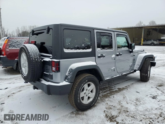 2018 Jeep Wrangler JK Unlimited Sport S with VIN 1C4BJWDG5JL891208, listed as a Copart auction lot 86626294 with 52,390 mi miles and Salvage Title. Bid and sale history available at carsss.com. Image 3.