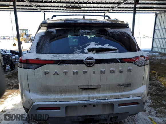 2024 Nissan Pathfinder Platinum z VIN 5N1DR3DK2RC225287, wystawiony jako Copart lot #89407945 z przebiegiem 20 991 mil mil oraz Szkoda całkowita • Salvage title. Historia ofert i sprzedaży dostępna na DreamBid. Obrazek 6.