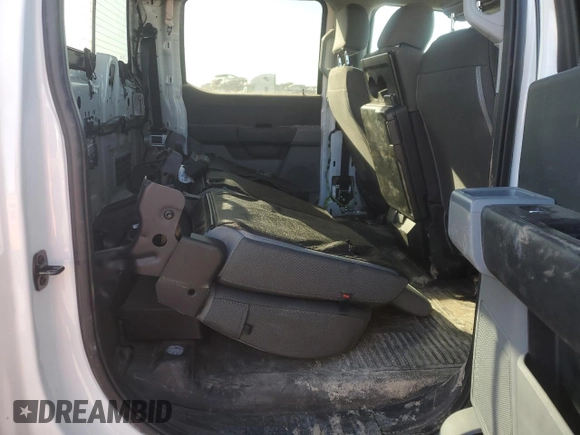 2024 Ford F-250 XL with VIN 1FT7W2BT9RED21292, listed as a Copart auction lot 87669075 with 12,842 mi miles and Salvage title. Bid and sale history available at DreamBid. Image 10.
