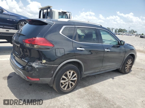 2017 Nissan Rogue SV with VIN KNMAT2MV6HP585747, listed as a Copart auction lot 60084945 with 96,604 mi miles and Salvage title. Bid and sale history available at DreamBid. Image 3.