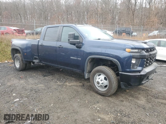 2023 Chevrolet Silverado 3500HD Work Truck with VIN 1GC4YSEY6PF123118, listed as a Copart auction lot 83081544 with 137,122 mi miles and Salvage Title. Bid and sale history available at carsss.com. Image 4.