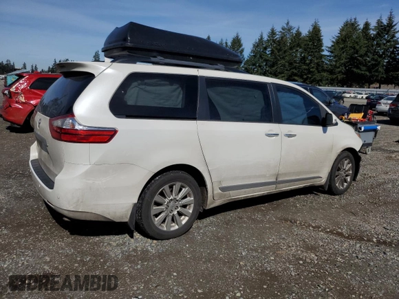 2015 Toyota Sienna Ltd with VIN 5TDDK3DC8FS094426, listed as a Copart auction lot 50447625 with 109,608 mi miles and Salvage Title. Bid and sale history available at carsss.com. Image 3.