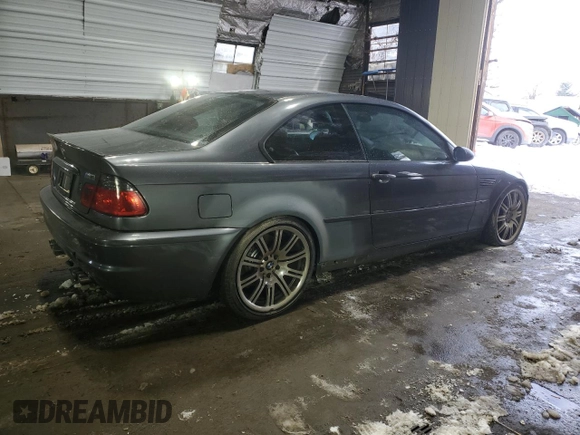 2002 BMW 3 Series M3 with VIN WBSBL93432JR18012, listed as a Copart auction lot 43599395 with 164,924 mi miles and Salvage Title. Bid and sale history available at DreamBid. Image 3.