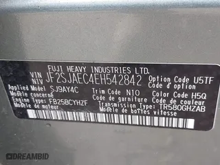 2014 Subaru Forester 2.5i Premium with VIN JF2SJAEC4EH542842, listed as a IAAI auction lot 41884132 with 116,092 mi miles. Bid and sale history available at carsss.com. Image 9.
