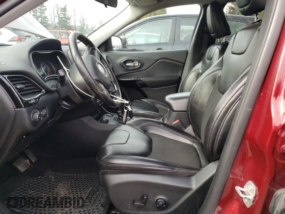 2020 Jeep Cherokee Latitude Plus z VIN 1C4PJMLX4LD593810, wystawiony jako Copart lot #87207954 z przebiegiem 58 928 mil mil oraz Szkoda całkowita • Salvage title. Historia ofert i sprzedaży dostępna na DreamBid. Obrazek 7.