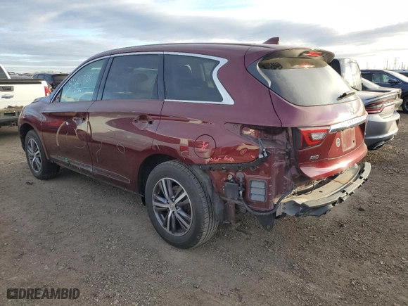 2019 Infiniti QX60 LUXE with VIN 5N1DL0MM9KC553569, listed as a Copart auction lot 82635324 with NaN miles and Salvage Title. Bid and sale history available at carsss.com. Image 2.