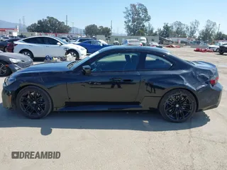 2024 BMW M2 with VIN 3MF13DM03R8E32448, listed as a IAAI auction lot 41849327 with 4,856 mi miles. Bid and sale history available at carsss.com. Image 14.