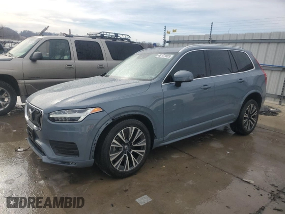 2020 Volvo XC90 Momentum with VIN YV4102PK4L1575186, listed as a Copart auction lot 46177035 with 73,170 mi miles and Salvage Title. Bid and sale history available at carsss.com. Image 1.