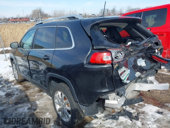2016 Jeep Cherokee Limited with VIN 1C4PJLDS3GW374084, listed as a IAAI auction lot 41646098 with 112,510 mi miles. Bid and sale history available at carsss.com. Image 3.