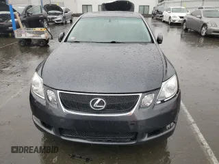 2007 Lexus GS 350 with VIN JTHCE96S670008642, listed as a Copart auction lot 43936045 with 0 mi miles and Salvage Title. Bid and sale history available at carsss.com. Image 5.
