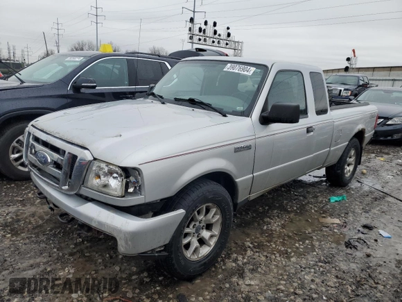 2009 Ford Ranger XLT with VIN 1FTZR45E09PA46957, listed as a Copart auction lot 39076904 with 134,246 mi miles and Salvage Title. Bid and sale history available at carsss.com. Image 1.