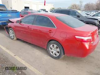 2007 Toyota Camry CE with VIN 4T1BE46K77U150924, listed as a IAAI auction lot 41798592 with 130,696 mi miles. Bid and sale history available at carsss.com. Image 3.