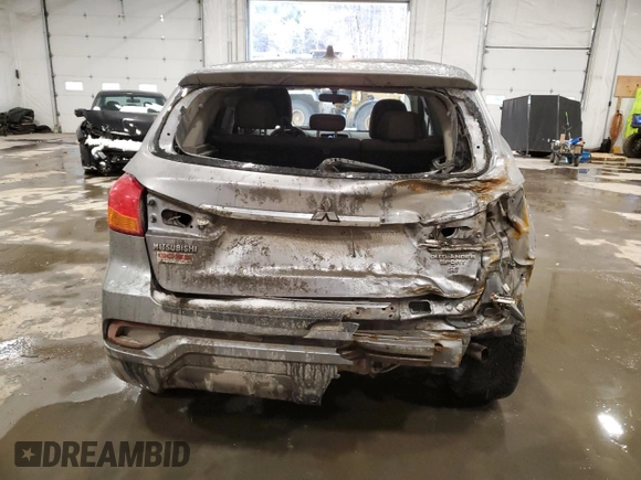 2018 Mitsubishi Outlander Sport SE 2.4 with VIN JA4AR3AW2JU020155, listed as a Copart auction lot 43357705 with 109,641 mi miles and Salvage Title. Bid and sale history available at carsss.com. Image 6.