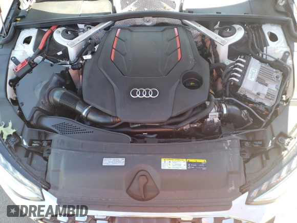 2021 Audi S4 Premium Plus with VIN WAUB4AF49MA024579, listed as a Copart auction lot 64689814 with 28,698 mi miles and Salvage Title. Bid and sale history available at carsss.com. Image 11.