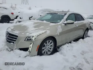 2015 Cadillac CTS Luxury RWD with VIN 1G6AR5SX0F0133791, listed as a Copart auction lot 78243084 with 76,498 mi miles and Salvage Title. Bid and sale history available at DreamBid. Image 1.