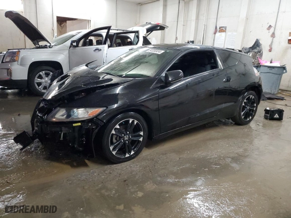 2015 Honda CR-Z with VIN JHMZF1D49FS001720, listed as a Copart auction lot 84556934 with 124,845 mi miles and Salvage Title. Bid and sale history available at carsss.com. Image 1.