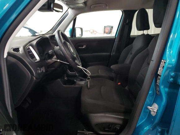 2021 Jeep Renegade Latitude z VIN ZACNJDBB7MPM24975, wystawiony jako Copart lot #61205165 z przebiegiem 63 328 mil mil oraz Szkoda całkowita • Salvage title. Historia ofert i sprzedaży dostępna na DreamBid. Obrazek 7.