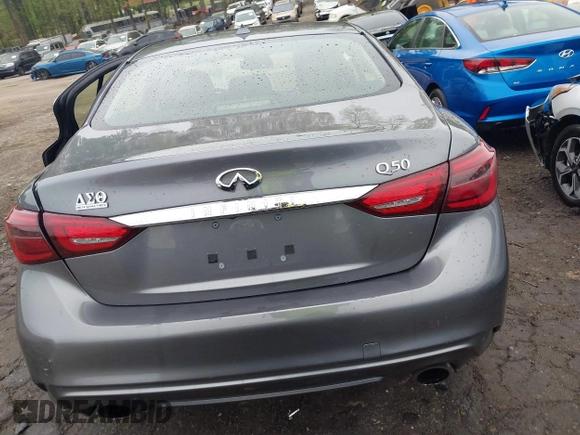 2019 Infiniti Q50 Luxe z VIN JN1EV7AP5KM518681, wystawiony jako IAAI lot #41958746 z przebiegiem 66 629 mil mil oraz . Historia ofert i sprzedaży dostępna na DreamBid. Obrazek 16.