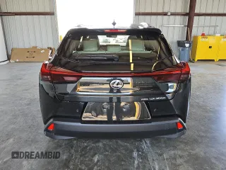 2025 Lexus UX with VIN JTHUCJDH2S2001462, listed as a Copart auction lot 74555134 with 3,457 mi miles and Clean Title. Bid and sale history available at carsss.com. Image 6.