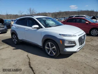 2018 Hyundai Kona Limited with VIN KM8K3CA58JU141030, listed as a Copart auction lot 47585545 with 97,742 mi miles and Clean Title. Bid and sale history available at carsss.com. Image 4.