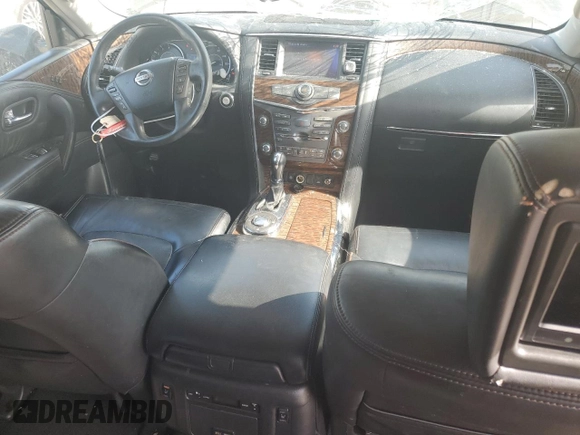 2017 Nissan Armada SV with VIN JN8AY2ND4H9009946, listed as a Copart auction lot 64395354 with 182,409 mi miles and Salvage Title. Bid and sale history available at carsss.com. Image 8.