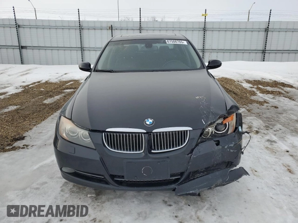 2006 BMW 3 Series 330xi with VIN WBAVD33546KV60262, listed as a Copart auction lot 87508765 with 249,826 mi miles and Salvage Title. Bid and sale history available at carsss.com. Image 5.