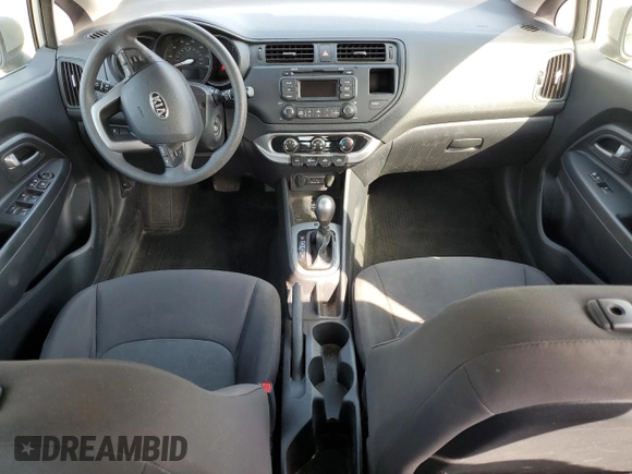 2013 Kia Rio LX with VIN KNADM5A37D6175552, listed as a Copart auction lot 48939165 with 72,894 mi miles and Salvage Title. Bid and sale history available at carsss.com. Image 8.