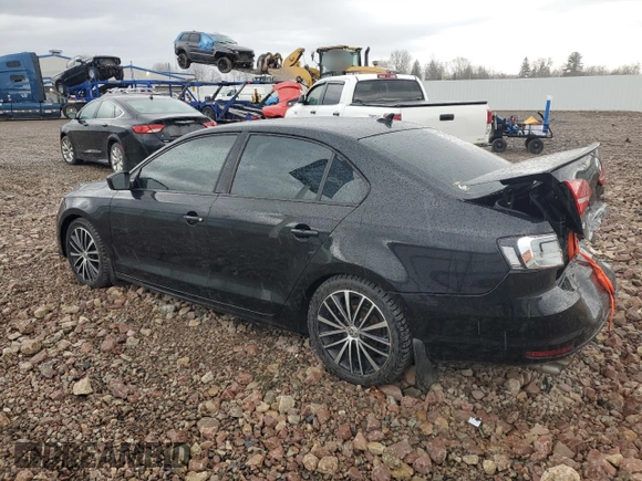 2015 Volkswagen Jetta Sport with VIN 3VWB17AJ2FM216375, listed as a Copart auction lot 51406975 with 148,496 mi miles and Salvage title. Bid and sale history available at DreamBid. Image 2.