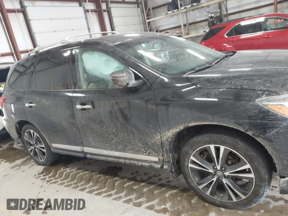 2017 Nissan Pathfinder SV z VIN 5N1DR2MMXHC636690, wystawiony jako IAAI lot #41424828 z przebiegiem 114 994 mil mil oraz . Historia ofert i sprzedaży dostępna na DreamBid. Obrazek 13.
