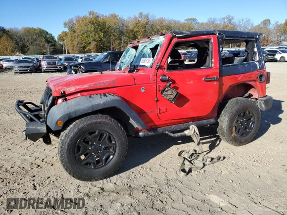 2017 Jeep Wrangler Sport with VIN 1C4AJWAGXHL515808, listed as a Copart auction lot 83845134 with Not Provided miles and Salvage Title. Bid and sale history available at DreamBid. Image 1.
