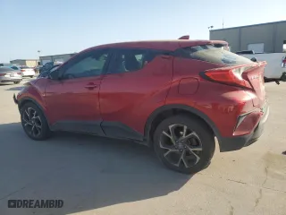 2020 Toyota C-HR LE with VIN JTNKHMBX7L1090051, listed as a Copart auction lot 50170345 with 163,821 mi miles and Salvage Title. Bid and sale history available at carsss.com. Image 2.