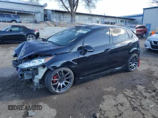 2019 Ford Fiesta ST with VIN 3FADP4GX8KM153352, listed as a Copart auction lot 88704555 with 101,052 mi miles and Salvage Title. Bid and sale history available at carsss.com. Image 1.