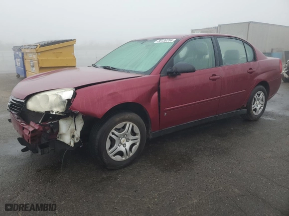 2006 Chevrolet Malibu LS w/1LS with VIN 1G1ZS51F36F232981, listed as a Copart auction lot 86139704 with 163,406 mi miles and Salvage Title. Bid and sale history available at carsss.com. Image 1.