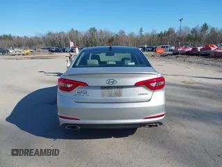 2015 Hyundai Sonata 2.4L Sport with VIN 5NPE34AF9FH041892, listed as a IAAI auction lot 42075563 with 153,024 mi miles. Bid and sale history available at carsss.com. Image 16.