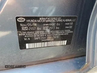2015 Hyundai Sonata SE z VIN 5NPE24AF7FH125616, wystawiony jako Copart lot #54367015 z przebiegiem 146 971 mil mil oraz Szkoda całkowita • Salvage title. Historia ofert i sprzedaży dostępna na DreamBid. Obrazek 12.