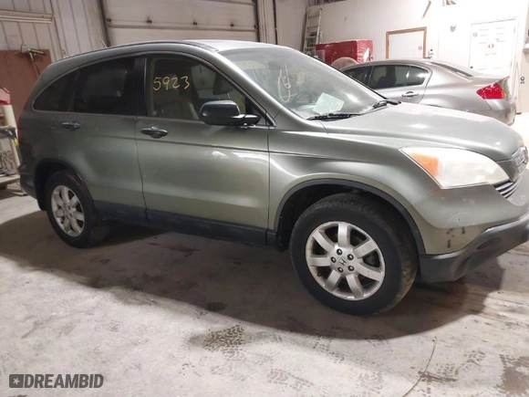 2007 Honda CR-V EX with VIN JHLRE48587C025093, listed as a IAAI auction lot 41155923 with 1 mi miles. Bid and sale history available at carsss.com. Image 1.