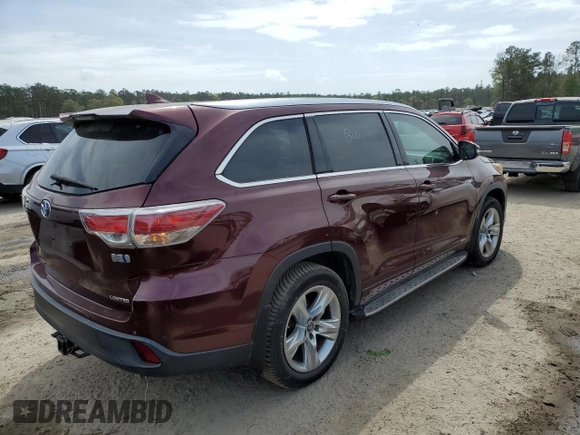 2016 Toyota Highlander Hybrid Limited with VIN 5TDDCRFH2GS020039, listed as a Copart auction lot 47857264 with 145,901 mi miles. Bid and sale history available at carsss.com. Image 3.