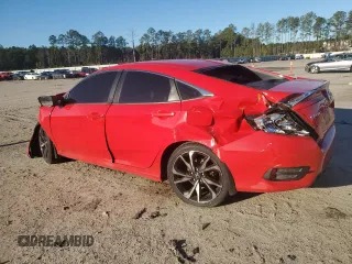2019 Honda Civic Sport with VIN 2HGFC2F88KH531232, listed as a Copart auction lot 88902895 with 124,757 mi miles and Salvage Title. Bid and sale history available at DreamBid. Image 2.