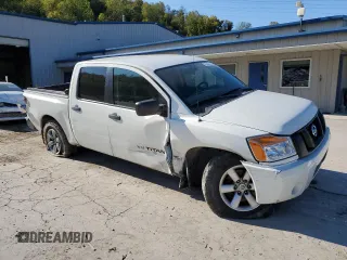 2015 Nissan Titan S with VIN 1N6AA0EJ2FN506182, listed as a Copart auction lot 75365324 with 67,921 mi miles and Salvage Title. Bid and sale history available at carsss.com. Image 4.