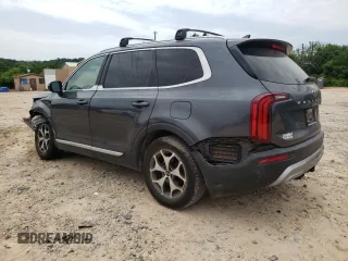2021 Kia Telluride EX z VIN 5XYP34HC1MG174218, wystawiony jako Copart lot #59498635 z przebiegiem 82 767 mil mil oraz Szkoda całkowita • Salvage title. Historia ofert i sprzedaży dostępna na DreamBid. Obrazek 2.