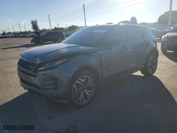 2020 Land Rover Range Rover Evoque First Edition with VIN SALZL2FXXLH096748, listed as a Copart auction lot 87894045 with 29,176 mi miles and Non Repairable. Bid and sale history available at carsss.com. Image 1.