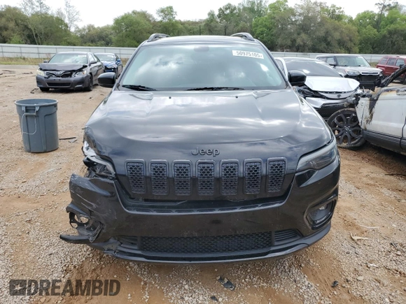 2019 Jeep Cherokee Altitude with VIN 1C4PJMLX9KD451502, listed as a Copart auction lot 50975105 with 117,125 mi miles and Salvage Title. Bid and sale history available at DreamBid. Image 5.