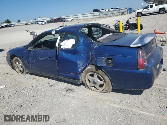 2005 Chevrolet Monte Carlo LS with VIN 2G1WW12E359123191, listed as a Copart auction lot 70383164 with 0 mi miles and Clean Title. Bid and sale history available at carsss.com. Image 2.
