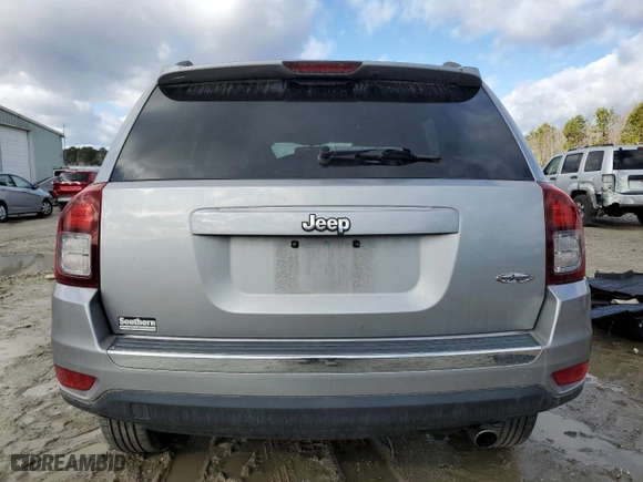 2016 Jeep Compass High Altitude Edition with VIN 1C4NJCEA6GD720251, listed as a Copart auction lot 42423475 with 103,312 mi miles and Salvage Title. Bid and sale history available at carsss.com. Image 6.