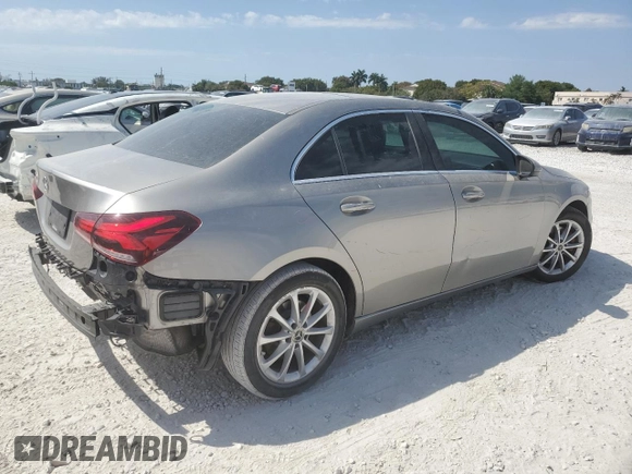 2019 Mercedes-Benz A 220 with VIN WDD3G4EB0KW027019, listed as a Copart auction lot 49398305 with 67,751 mi miles and Salvage Title. Bid and sale history available at DreamBid. Image 3.