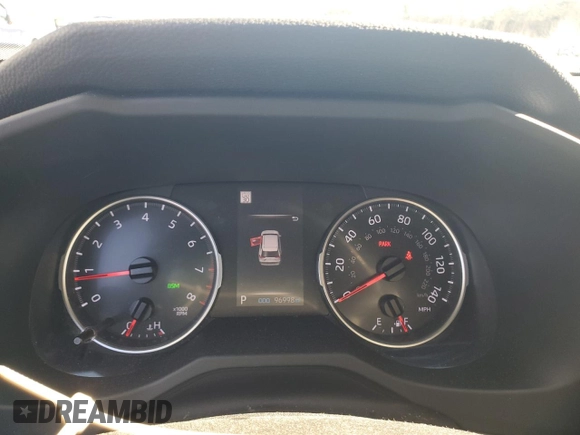 2019 Toyota RAV4 XLE with VIN JTMW1RFV4KD021007, listed as a Copart auction lot 82208754 with 96,998 mi miles and Salvage Title. Bid and sale history available at carsss.com. Image 9.