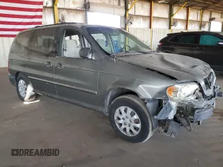 2005 Kia Sedona LX with VIN KNDUP132356757589, listed as a Copart auction lot 51958775 with 71,564 mi miles and Salvage Title. Bid and sale history available at carsss.com. Image 4.
