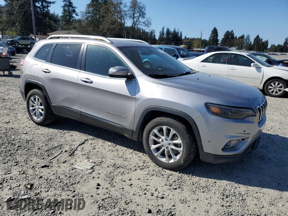2019 Jeep Cherokee Latitude with VIN 1C4PJLCB4KD264005, listed as a Copart auction lot 54356355 with 85,317 mi miles and Clean Title. Bid and sale history available at carsss.com. Image 4.